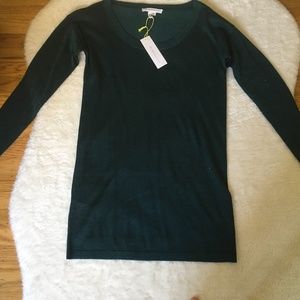 Green metallic dress